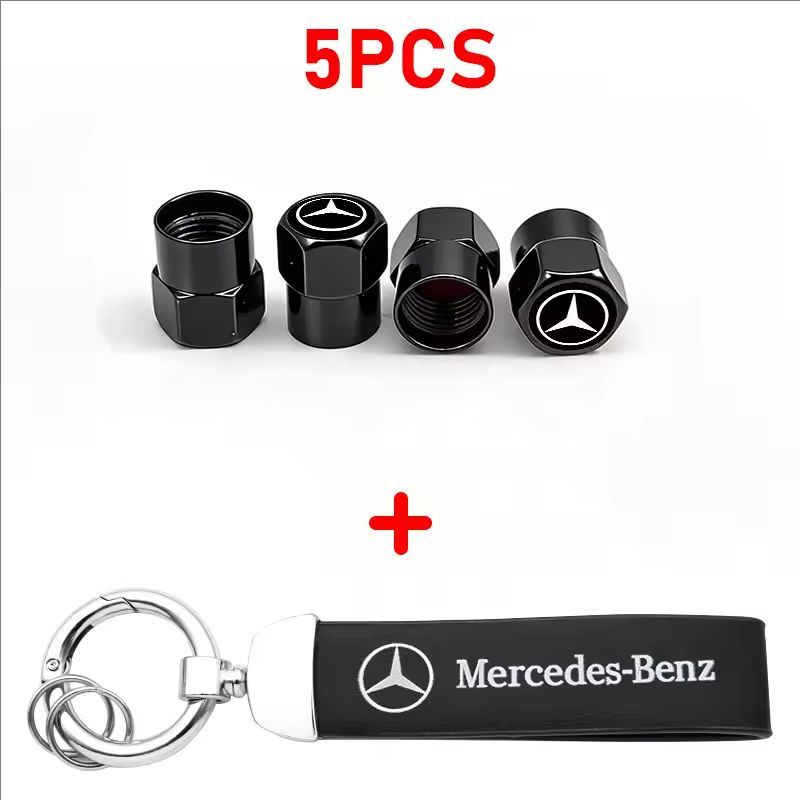4Pcs Aluminum Alloy Car Wheel Tire Valve Caps Stem Cover For Mercedes-Benz W203 W204 W205 W212 W213 W166 W176 W167 W168W177 W223  c1
