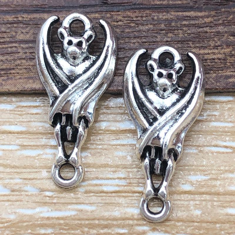 

Античный серебристый сплав паутина кулон шарм - Хэллоуин DIY ювелирное украшение