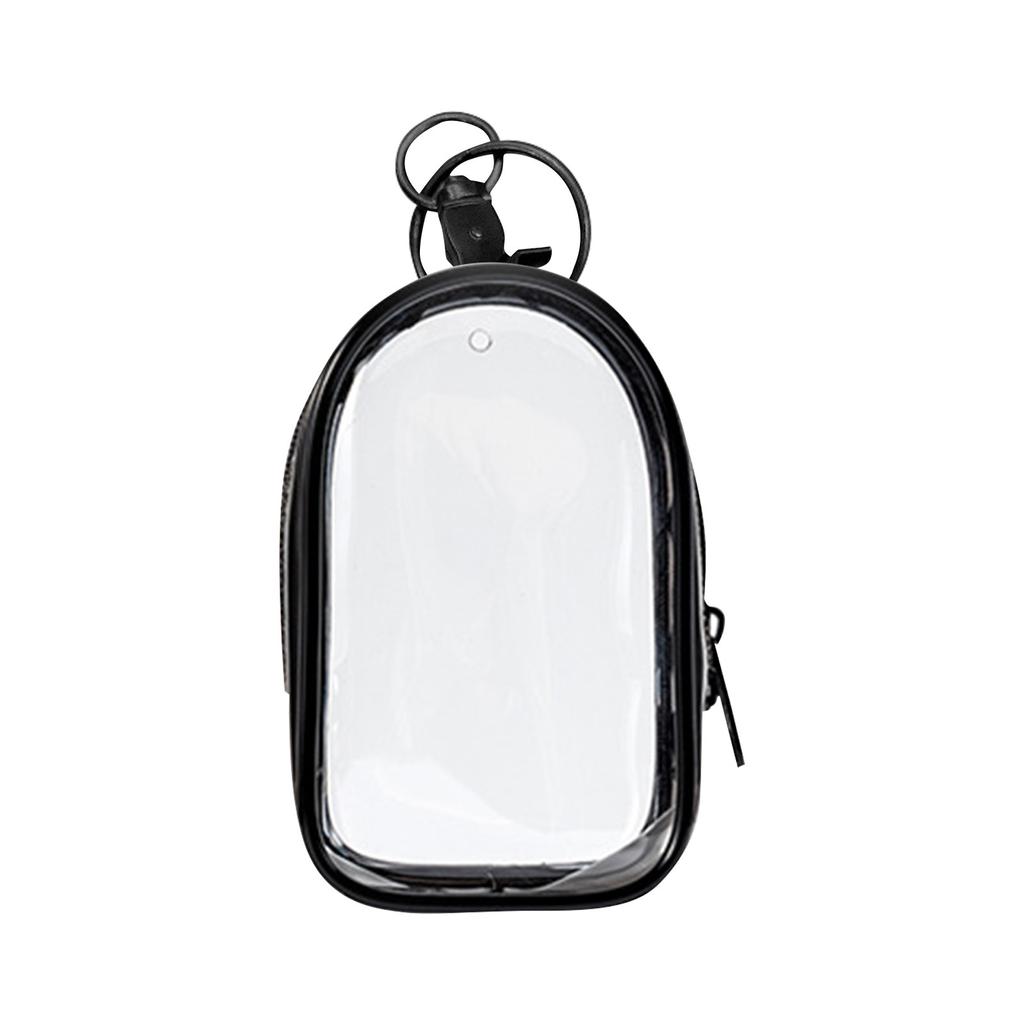 Transparent Doll Display Bag With Keychain, Portable Small Doll Storage Bag Hanging  Storage Bag Zipper Closure, Dust-proof Collectible Display Box