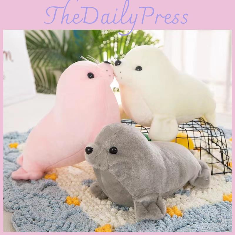Phocidae Marine Ocean Plush Toy Children Educational Play Seal Gift Festival