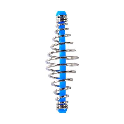 10/30 Stück Edelstahl Federköderkorb Metallköder Werfer Futterspirale Inline Methoden Angelzubehör Köderwerfer