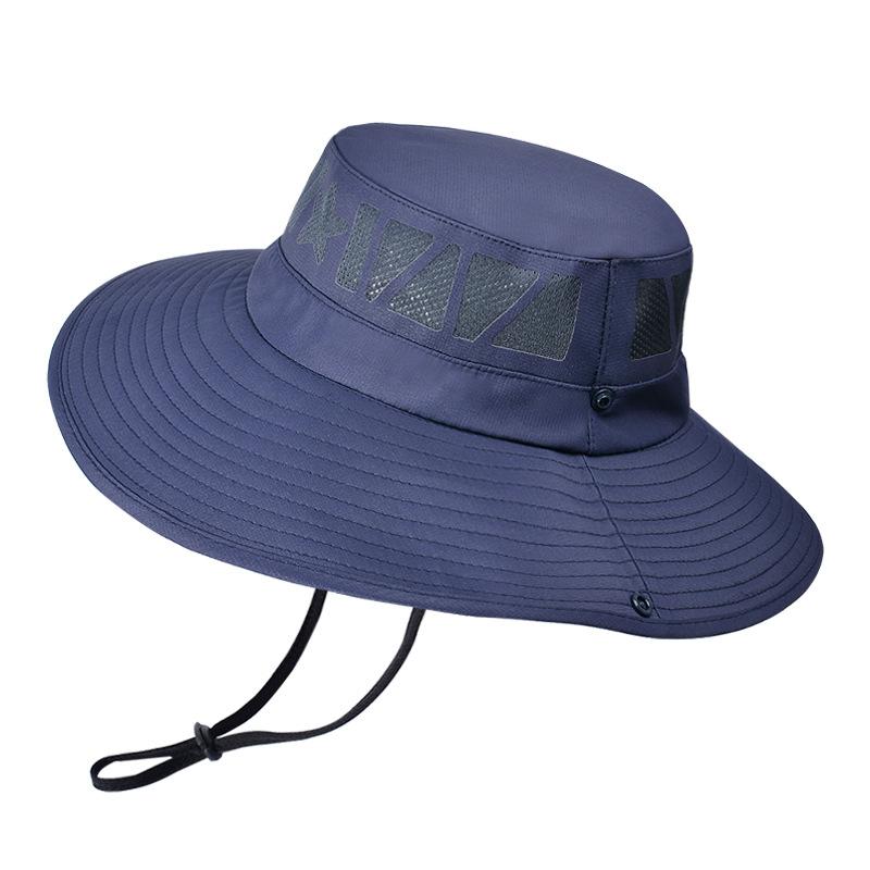 

9239 new spring and summer bucket hat outdoor big eaves sun hat men s mountaineering fishing hat women