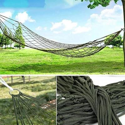 Tragbare Outdoor-Sporthängematte, Camping-Hängemattennetz für Garten, Strand, Hof, Reiseschaukel, Hängebett