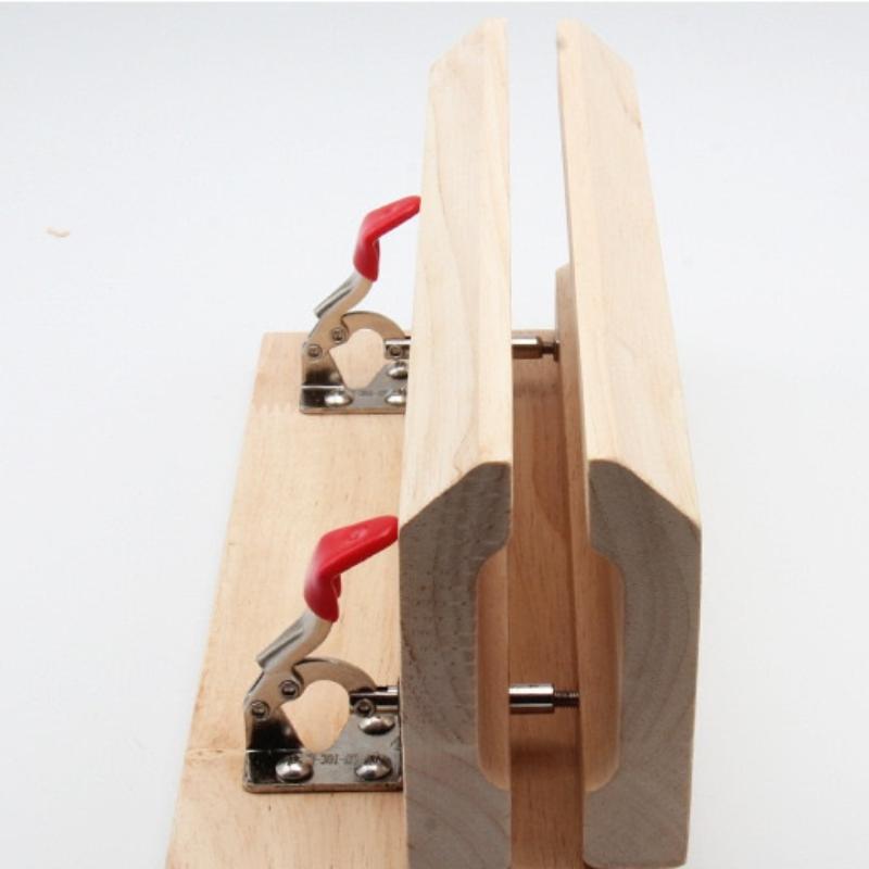 Secure Leather Stitching Clamp for DIY Wood Crafting Projects Adjustable Design