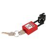 MCB Lockout Tagout Steel Circuit Breaker Lock 38mm Shackle Nylon Padlock for Schneider Circuit