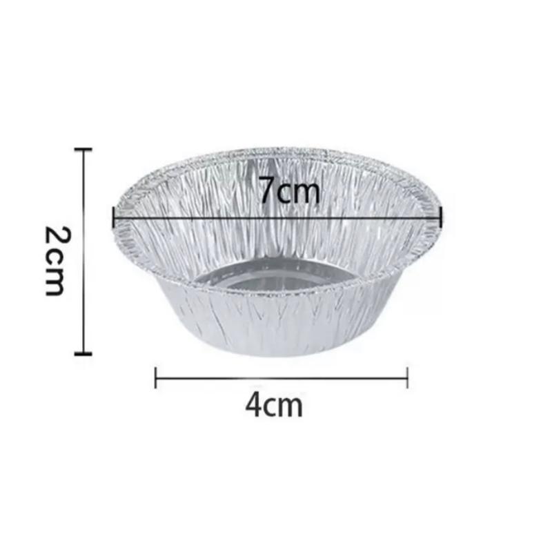 50/100Pcs Mini Pot Pie Bake Plate Disposable Baking Tart Molds Cupcake Pan Pudding Mould Round Baking Cup