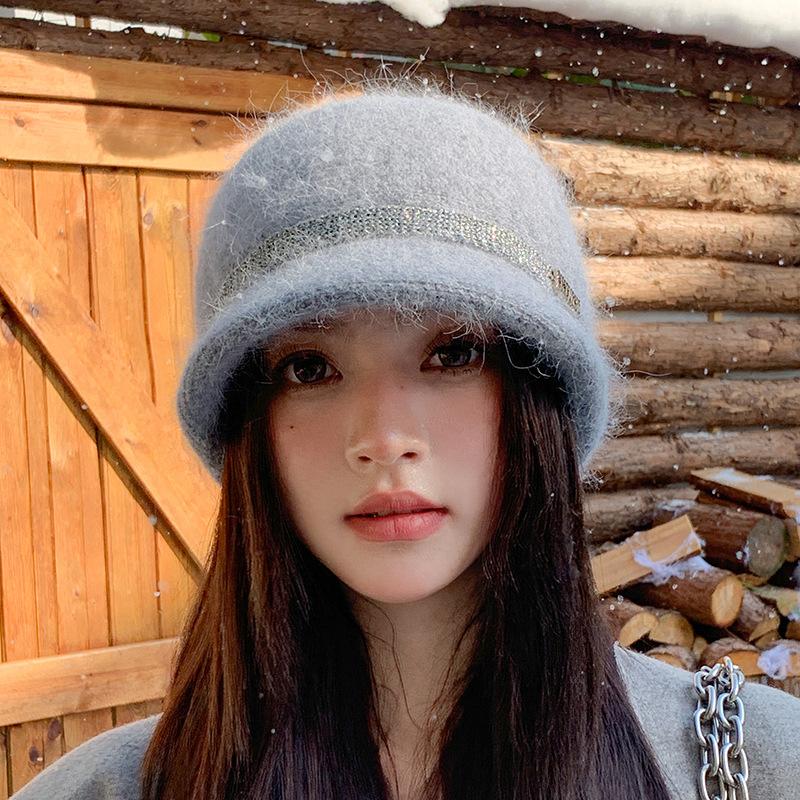 Autumn and Winter Mother Hat Women's Warm Duck Tongue Wool Hat Fashion Casual Cold Ear Hat