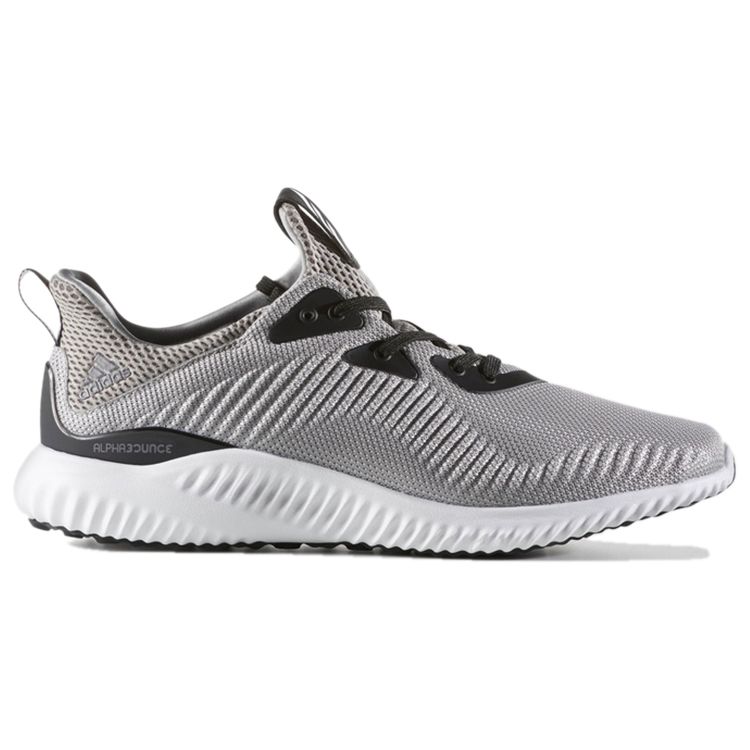 Adidas Alphabounce 1 Grey White Men Sneakers Black BW0540
