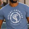 Shelby-American Logo T-Shirt, Cobra Car Enthusiast Retro Muscle Tee