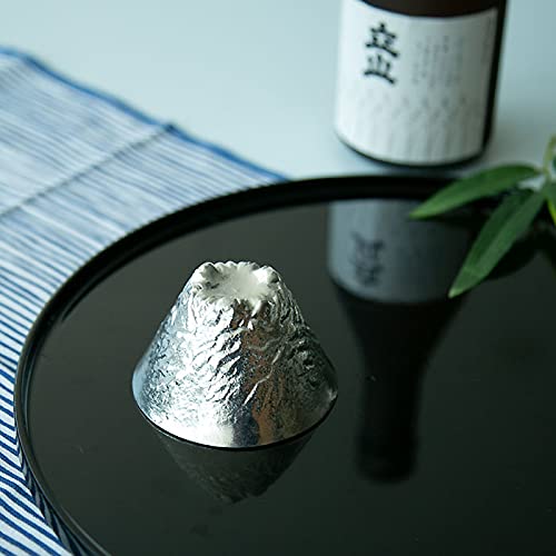 NOUSAKU Tateyama Sake Cup - L (approx. 75cc) [100% Tin] 501283