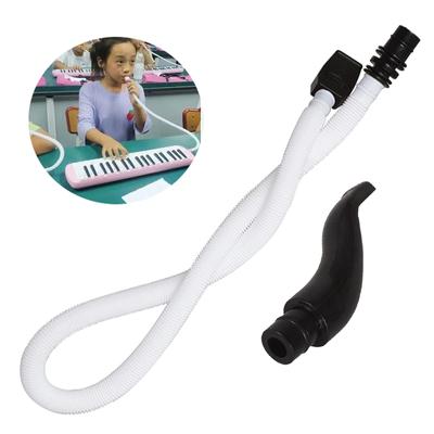 Plastic Melodica Mouthpiece, 57cm 22.44in Long Flexible Tube with a Mouthpiece Replacement Parts for Melodica Harmonica