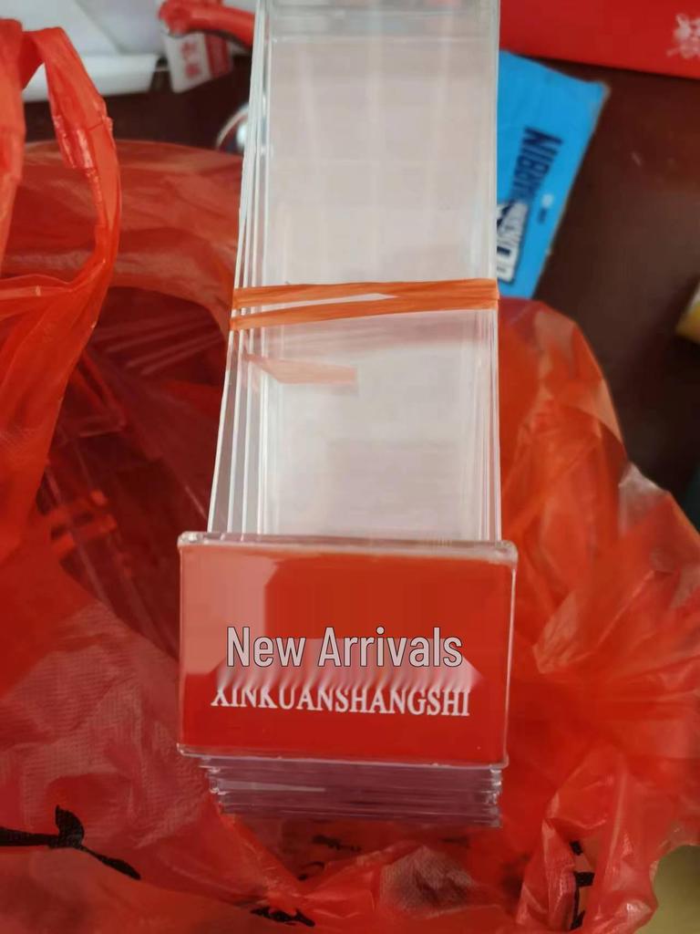 Acrylic Shoe Display Stand for Men, Women, and Children - Transparent Plastic Shoe Rack