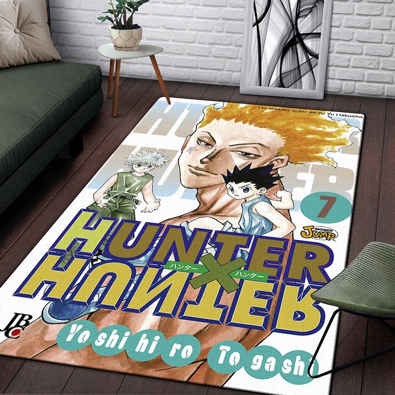Hunter X Hunter Carpet for Living Room,Soft Flannel Rug for Bedroom ,Anti-Slip  BATHROOM Mat,  Baby Play Mat, Kitchen Mat