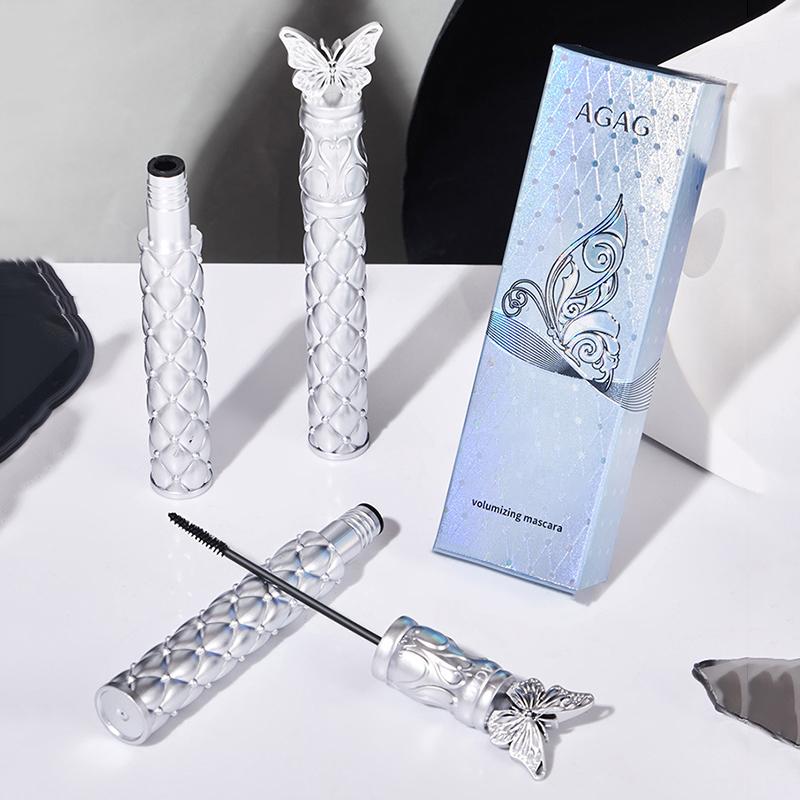 High Washable Mascara Makeup Volumizing Lengthening Defining Curling Waterproof Mascara Carbon Black Girls Gift