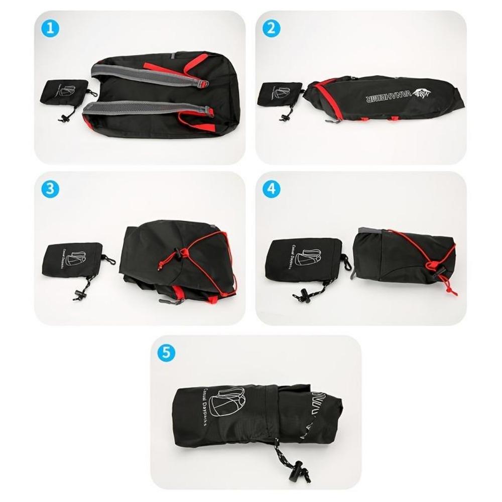 Small Portable Multifunctional Sports Backpack, Foldable Lightweight Waterproof Storage Bag For Men Outdoor Camping Hiking Travel Backpack