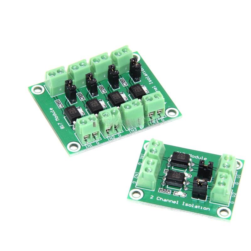 817 Optocoupler Voltage Isolation Board - 2/4 Channel Photoelectric Control Module