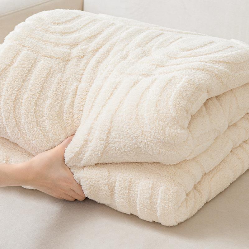 Jacquard Velvet Sofa Integrated Winter Plush Full Covered Sofa Cushion Non-Slip Sofa Cover Cover Blanket