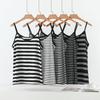 M to 6XL Plus size camisole Summer Modal Striped Cami Top Slimming  loose fit Sleeveless Tank Tops Versatile Baselayer