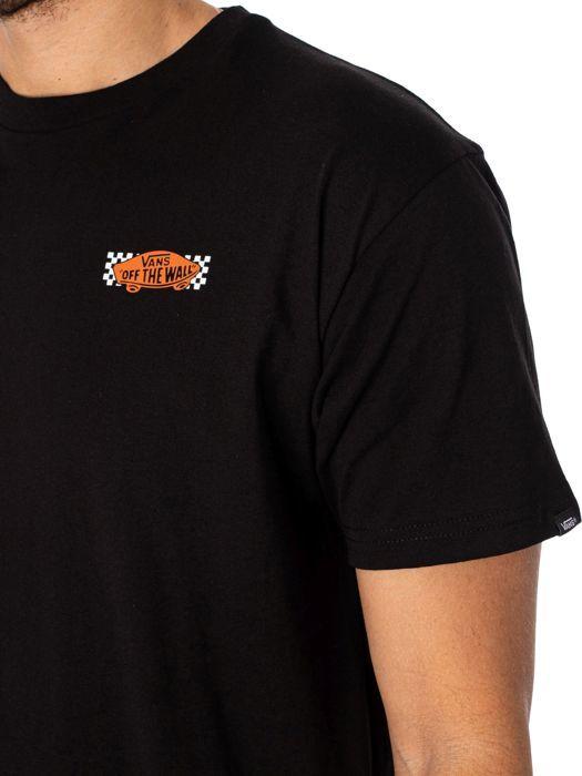 T-Shirt Graphique - Vans - Wayrace - Noir - 100% Cotton - Manches Courtes
