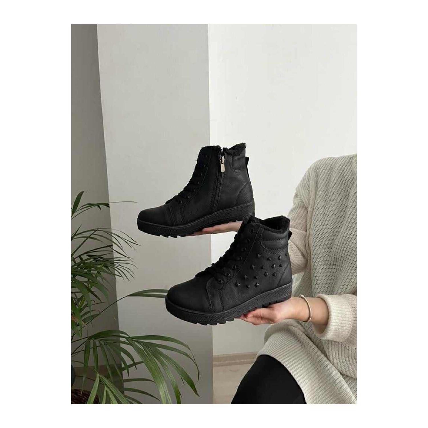 

Повседневные ботинки на молнии 37 чёрный