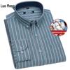 Chemise Casual d'Affaires à Manches Longues Anti-froissage pour Homme Luomeng