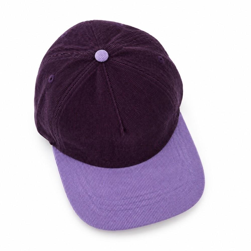 Color Matching Flat-brim Cap Keep Warm Autumn Winter Hat Retro Baseball Cap  Men Women