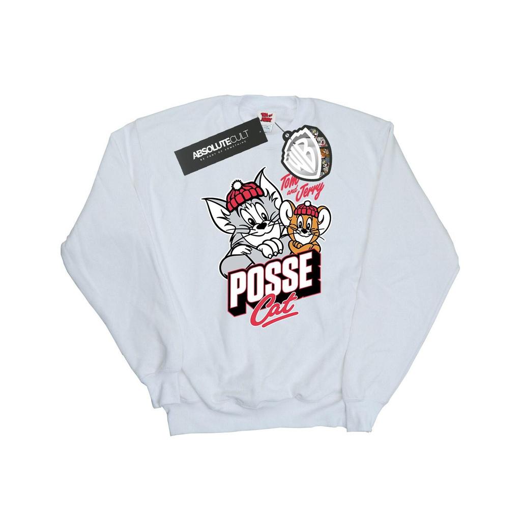 Tom And Jerry Womens/Ladies Posse Cat Sweatshirt