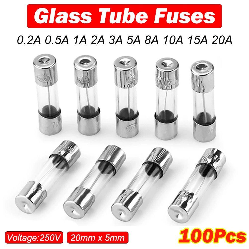 5*20mm Glass Fuse 250V Fast Blow Fuses New Fuse Kit