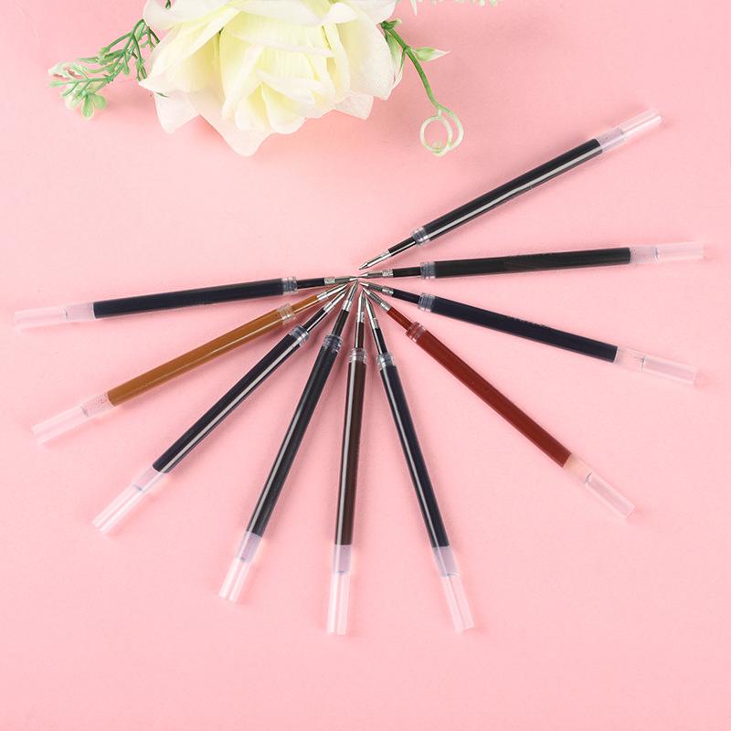 10pcs K35 0.5MM Gel Ink 10 Color Colorful Refill 110MM Length Refill for Press Gel Pen Stationary Cute Pens Ink  Back To School