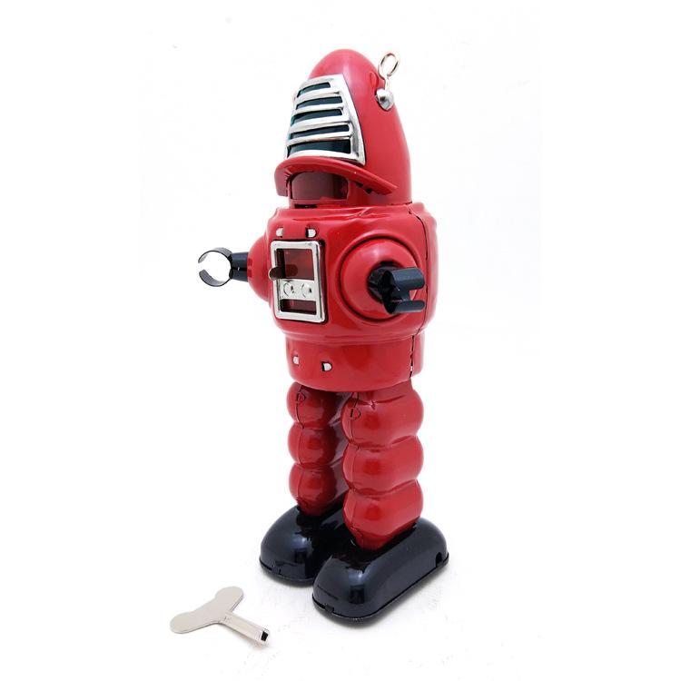 MS646 Tinplate Mechanical Robot Adult Collectible - Creative Gift Tin Toy