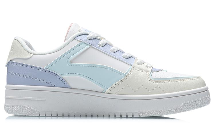 Li Ning Synthetic Leather Versatile Slip Resistant, Abrasion Resistant, Balanced, Lightweight Low Top Skateboard Shoes AGCQ378-8