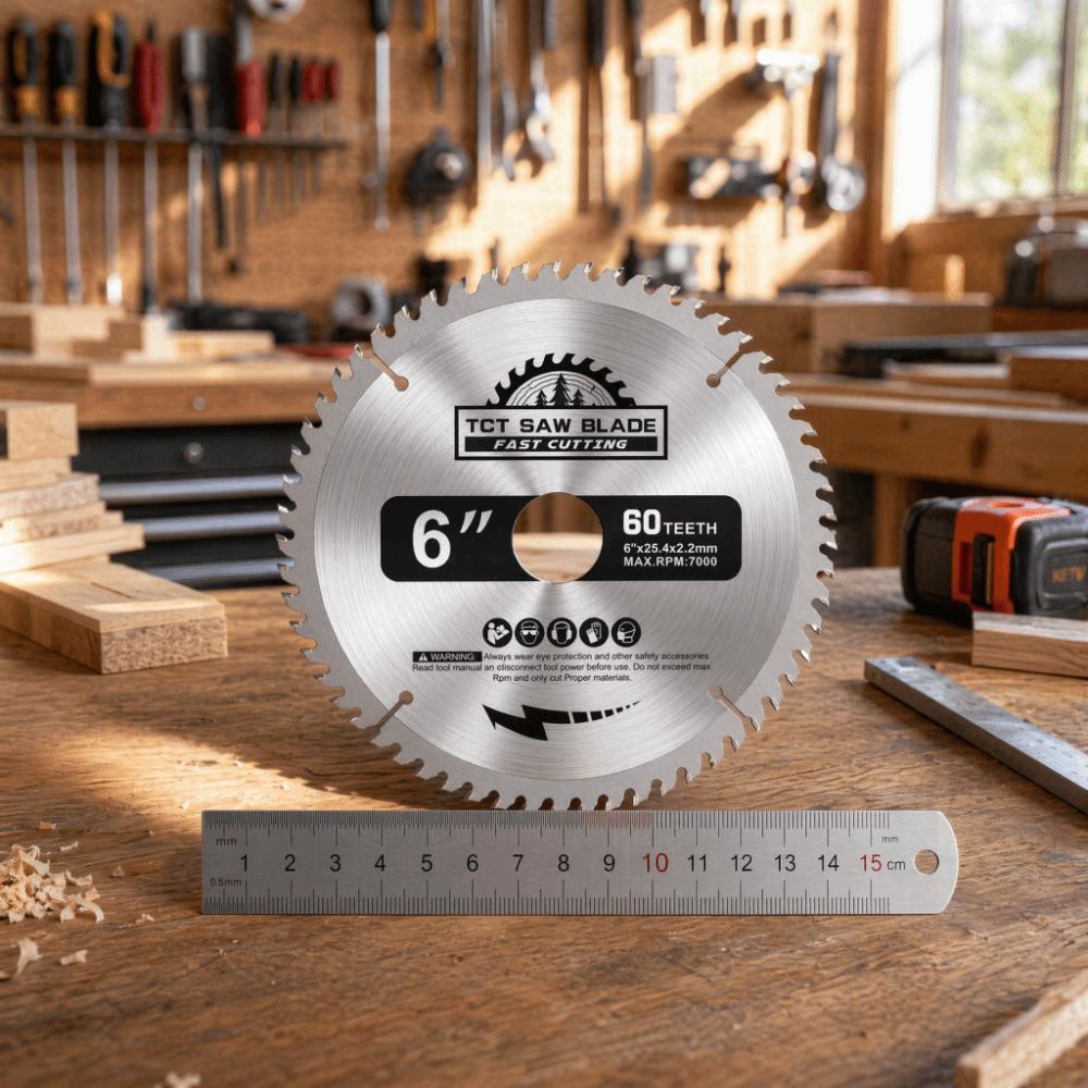 60 Teeth / 60-Tooth Circular Saw Blade 25.4mm Arbor Carbide Saw Blade Cutting Disc  Plastic Cutting