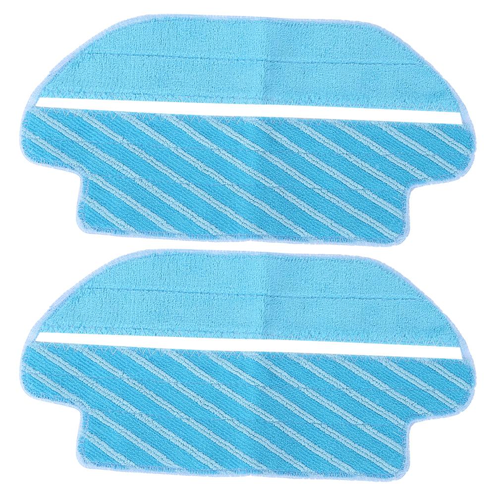 2 Pièces de Chiffons de Rechange pour Serpillère, Tampons Lavables Réutilisables pour Aspirateur Robotique Haute Résistance avec Forte Absorption pour Poussière Huile