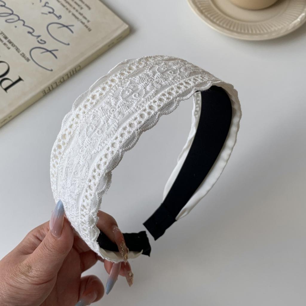 New Lace Ruffles Headbands for Women Sweet Girls Fashion Hairbands Hair Hoop Female Hair Accessories Headwear Headdress