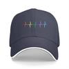 Pulse Hearbeat Unisex Baseball Caps Peaked Cap Pride LGBT Gay Love Sun Shade Hats for Unisex Women
