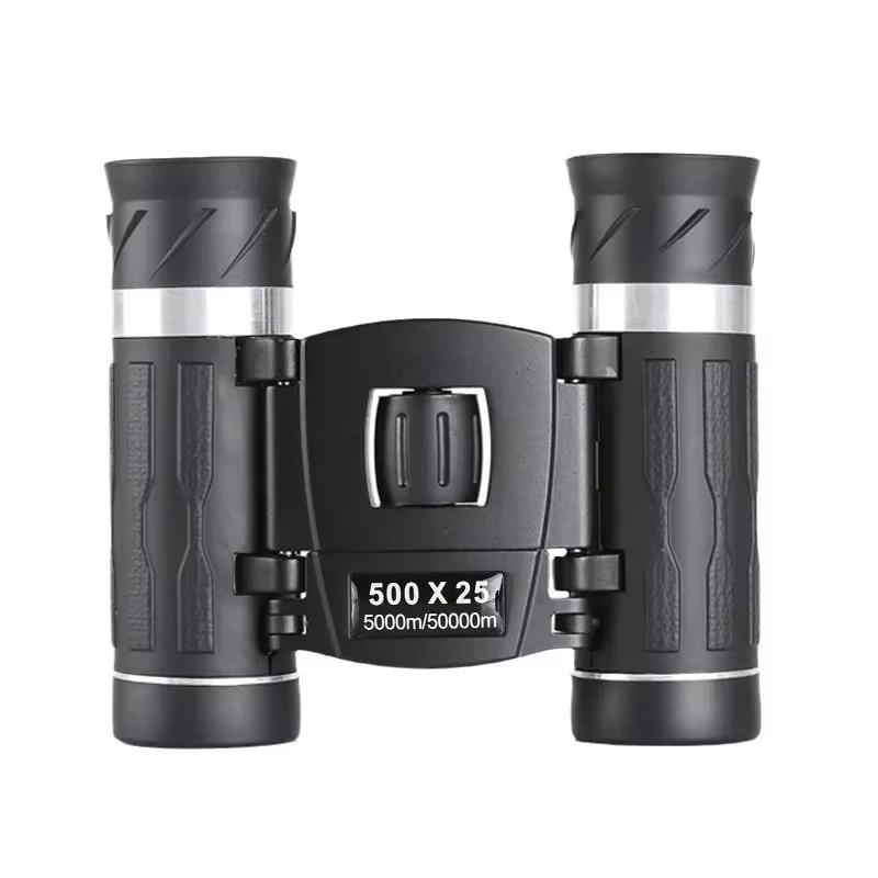 5000x25 HD Zoom BAK4 Telescope Portable Powerful Folding Low Light Binoculars Long Range for Hunting Camping Hiking Outdoor