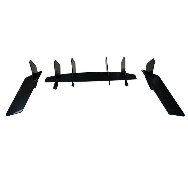 Adatto per Chevrolet Camaro C6 2015-2025 Paraurti Posteriore Spoiler Posteriore Lama del Vento Spoiler a Tre Sezioni Nero Lucido Kit Carrozzeria