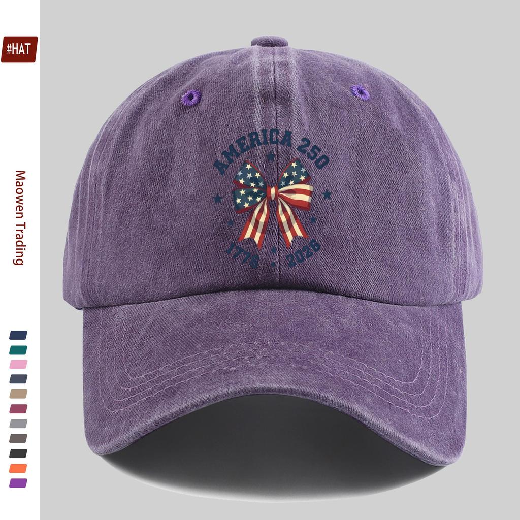 pc Casual American Flag th Anniversary Commemorative Patriotic Style Printed Baseball Cap Decorative Hat Suitable for Indep
