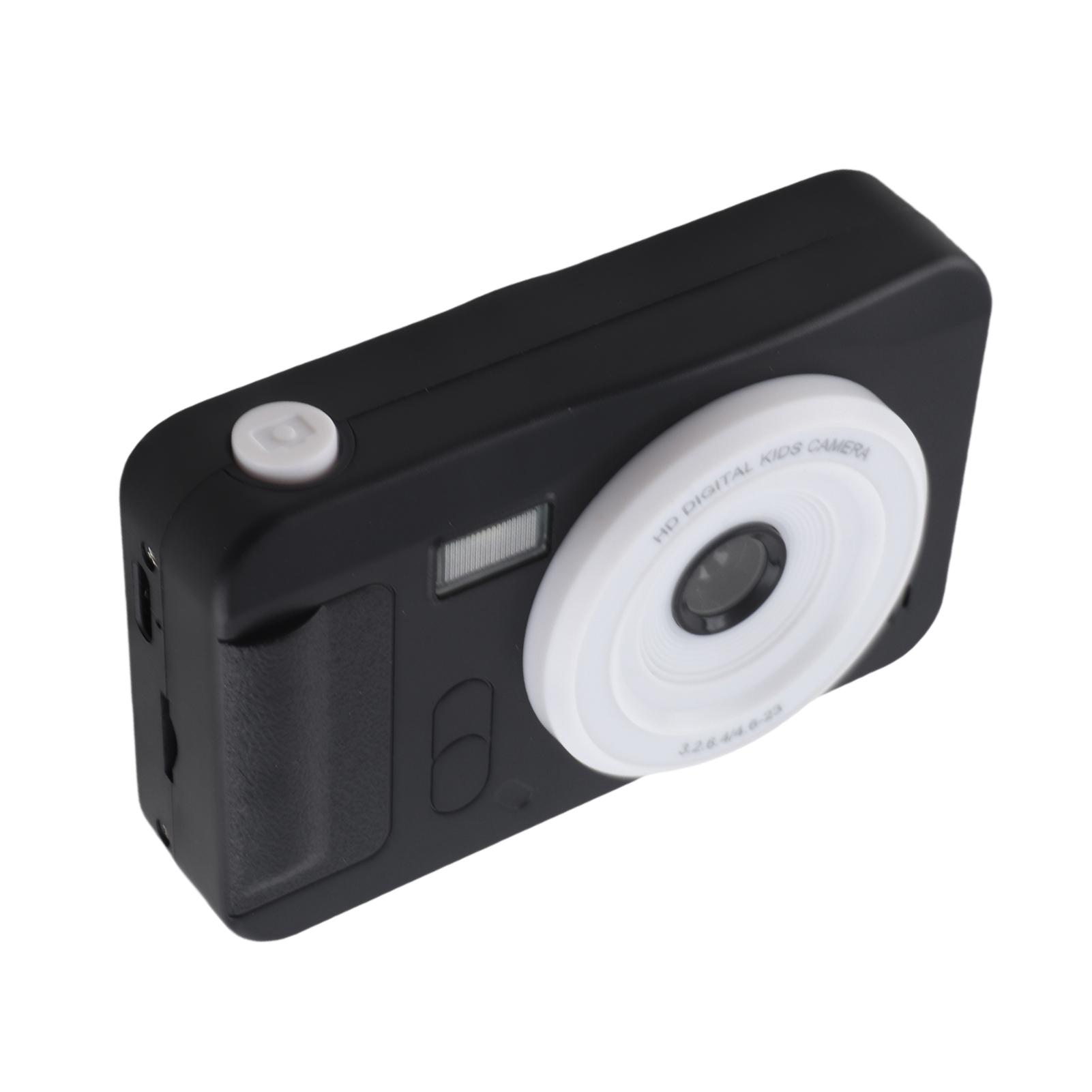 

40MP 1080P Camera with Lanyard 8X Zoom Anti Shake 4K HD Auto Focus Support 32GB Card Selfie Digital Video Camera for Black