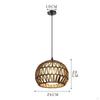 Pendant Light,Woven Lamp Shade,Ceiling Light Shade,Handmade Lampshade,Rope Shade