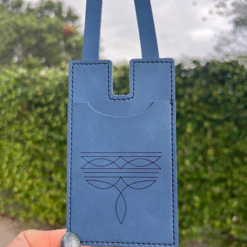 Cross-Border Western Boot Wallet with Snap Strap
