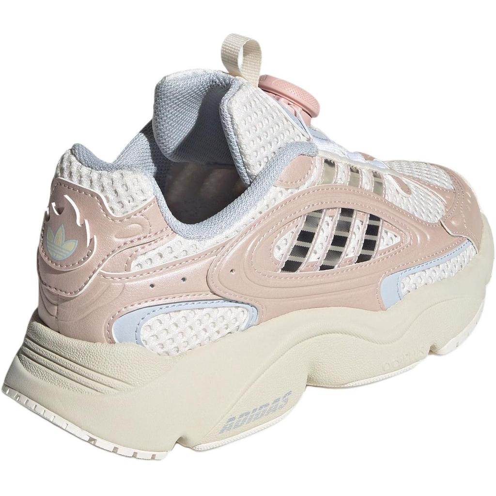 adidas Oryginalne Ozmillen J Lekkie Wszechstronne Trwałe Niskie Dziecięce Buty Casual Dziecięce Buty Casual Różowe Białe JS2483