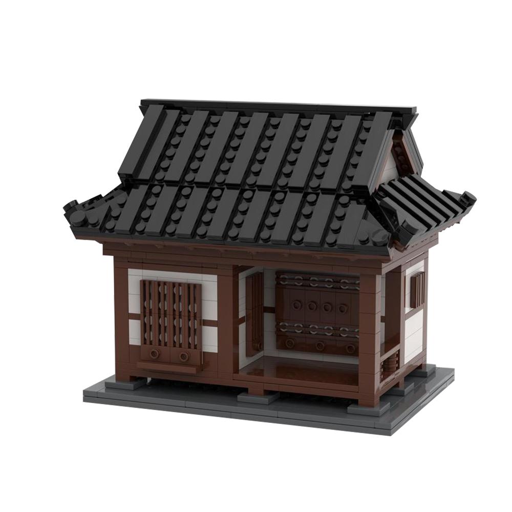 Gobricks MOC Traditonal Korean House Building Blocks Street House Bricks City Street View Education Toys For Kid Birthday Gift