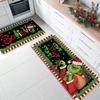 1/2 buc Covor de bucătărie de Crăciun Decor festiv pentru casă Antiderapant Spălătorie Balcon Covor bandă lungă Covoraș de intrare interior exterior