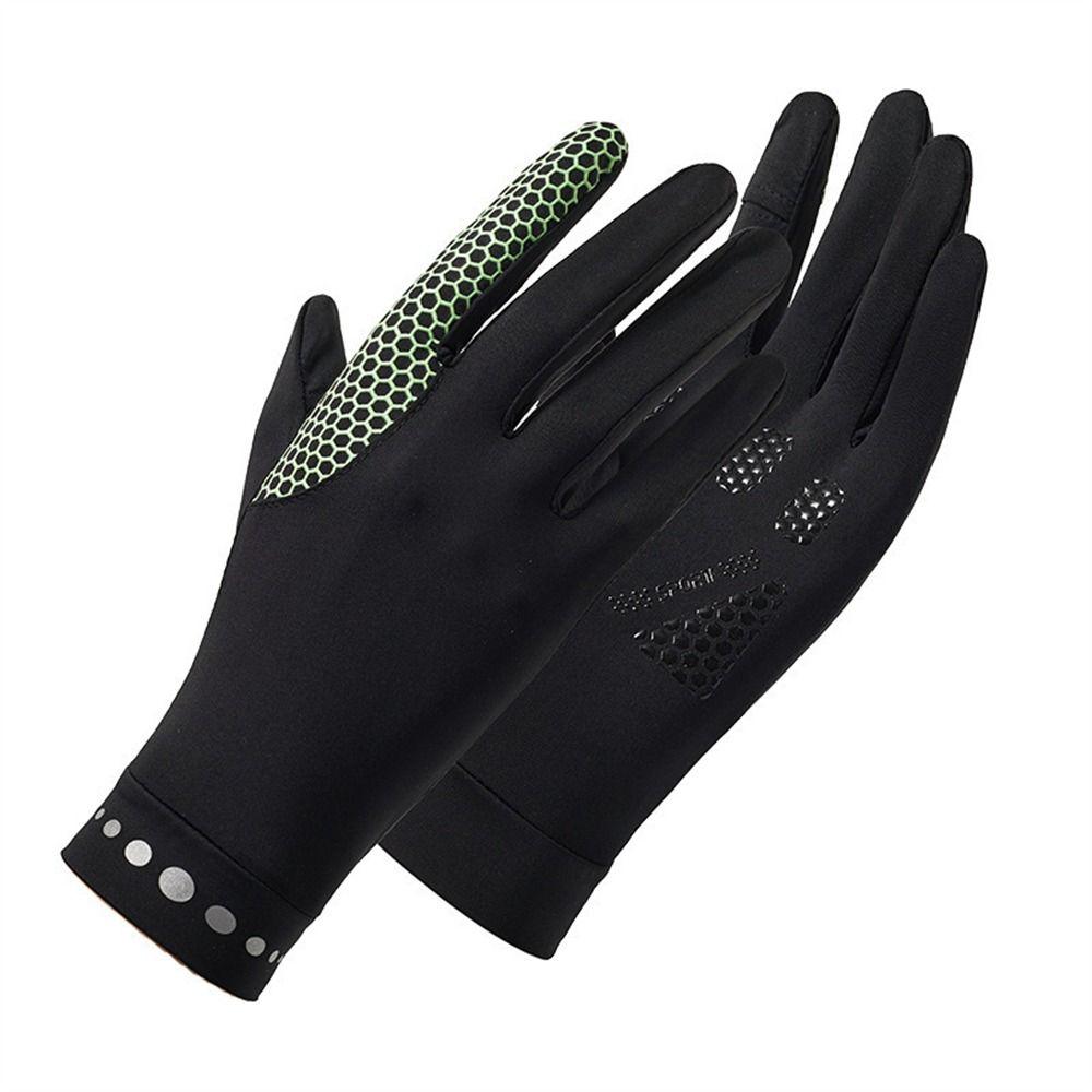 Thin Sunscreen Gloves Elastic Cycling Driving Gloves Fashion Sun Protection Gloves  Running Sports