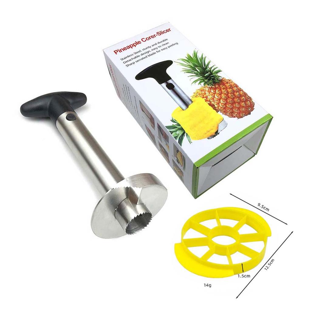 Pineapple Corer, Peeler, Slicer & Fruit Core Separator