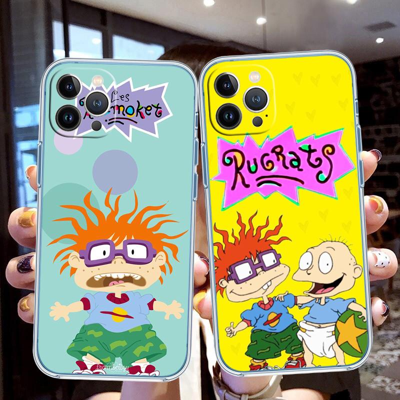 R-Rugrats Funny Phone Case for Motorola Moto E13 E15 E20 E22 22I E22S E30 E32 E40 E7 E7I G Plus Power Play Stylus G22 G14