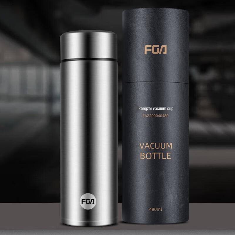 FUGUANG Rongzhi 304 Stainless Steel Insulated Vacuum Tea Cup 480ml