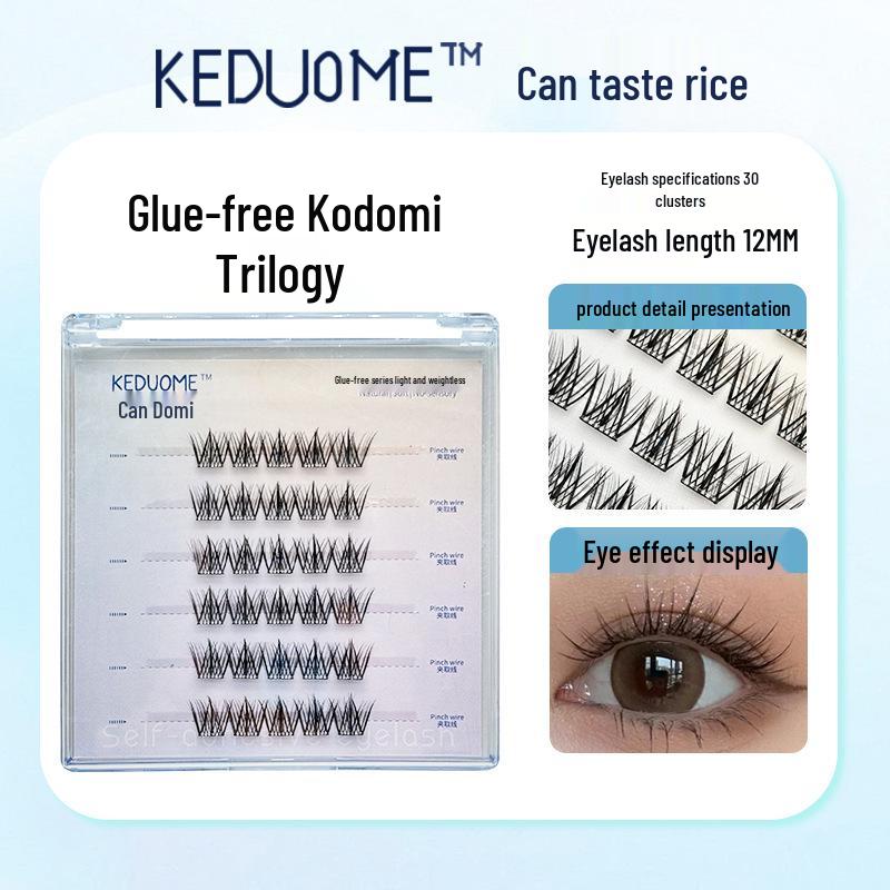 Sunflower Cat Elf Glue-Free Six-row False Eyelashes Series