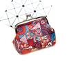 Retro Ethnic Print Women's Clasp Coin Purse - Little Girl Handheld Wallet